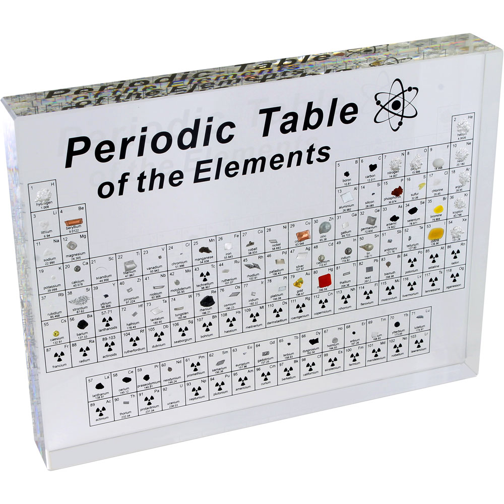 Periodic Table with Real Elements - Image one