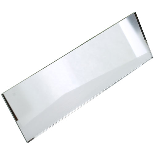 Glass Plane Mirror Strips: 6 inch x 2 inch (Pack of 12)
