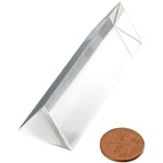Acrylic Equilateral Prism - 25 x 75 mm.