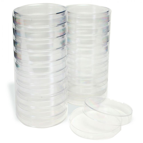 Plastic Petri Dishes - 70mm - pack of 20 - Image one