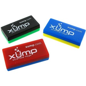 Plastic-Encased Block Magnet Photo 1