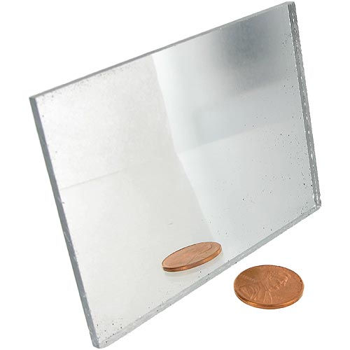 Plexiglass Mirror - 3 x 2.5 inches - For Optics Experiments and School Craft Projects - Image one