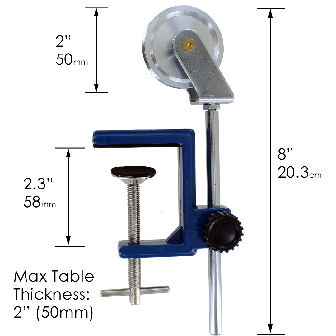 Pulley on Rod with Table Clamp - Image three