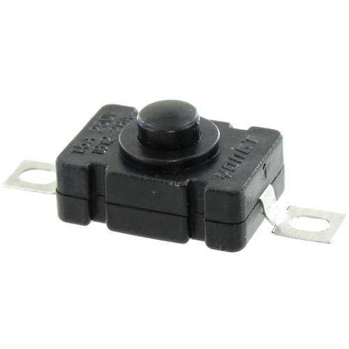 Push-On Push-Off Micro KAN-28 Flashlight Switch - 18x12mm - Image one