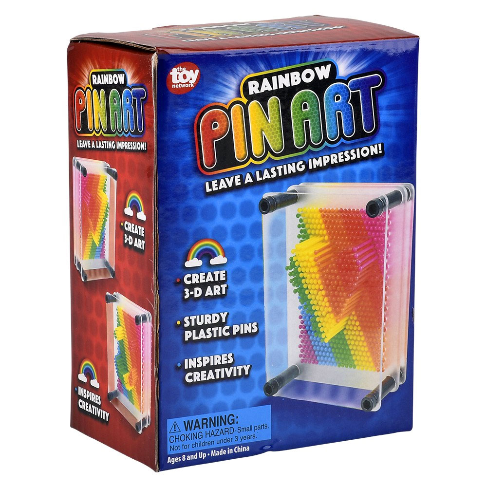 Rainbow Pin Art - Image one