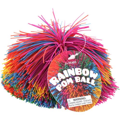 Rainbow Pom Ball - Image one