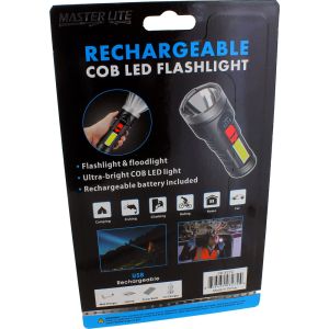 Rechargeable COB LED Flashlight Photo 2