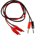 Photo of the: Red/Black Alligator-to-Banana Cable Pair - 1m
