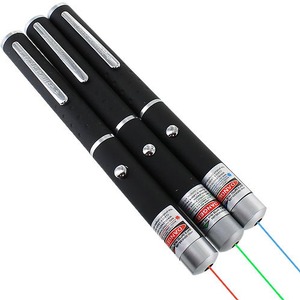 3 Laser Pointers Set - Red Green Blue Photo 1
