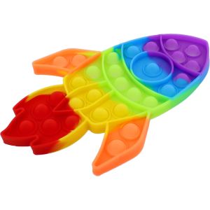 Rocket Bubble Popper Fidget Toy Photo 1
