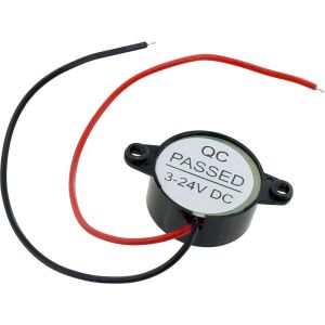 Round Piezo-Electric Buzzer - 3V to 24V Photo 2