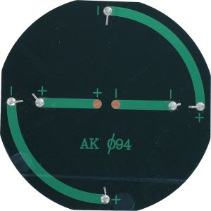 5.5V 180mA Round Solar Cell Photo 2