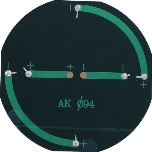 5.5V 180mA Round Solar Cell photo 2
