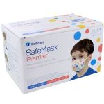 SafeMask Premier Pediatric Kids Earloop Face Masks ASTM Level 1.