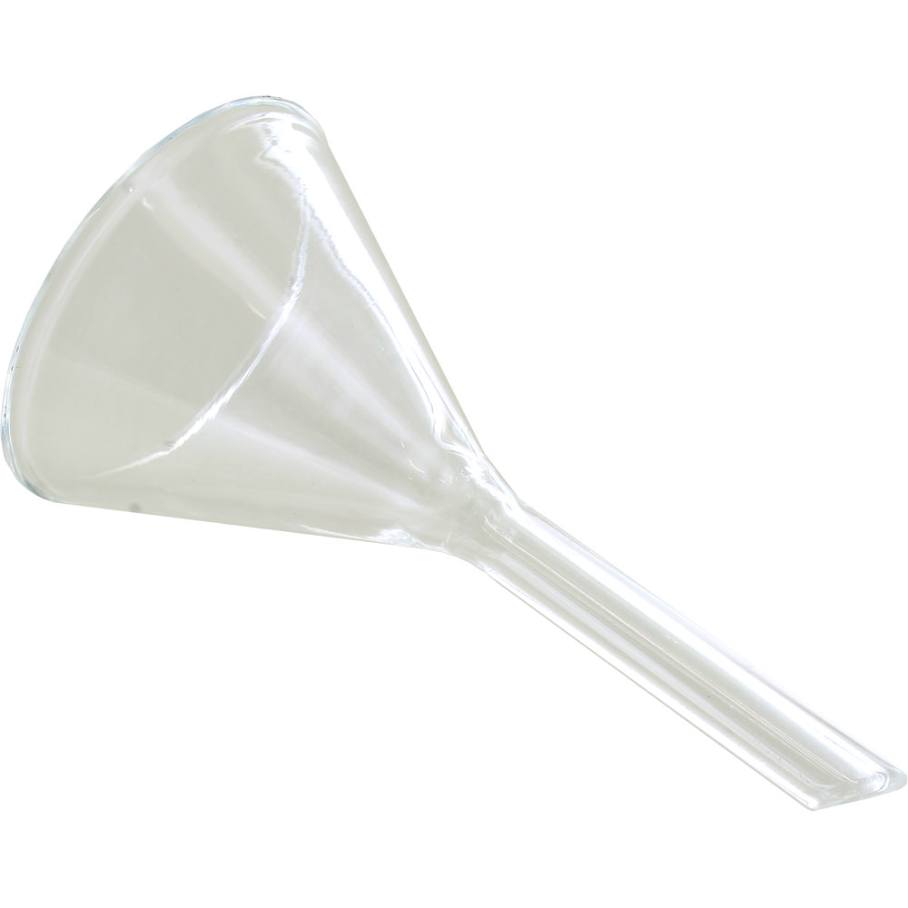 Short Stem Glass Funnel - 45mm - Image two