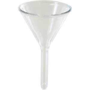 Short Stem Glass Funnel - 45mm - Image One