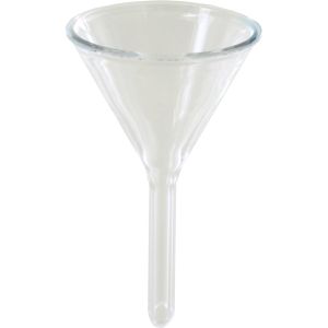 Short Stem Glass Funnel - 45mm Photo 1