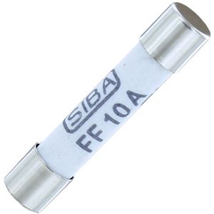 SIBA FF 10A 600V Ceramic Multimeter Fuse - 6.3 x 32mm Photo 1