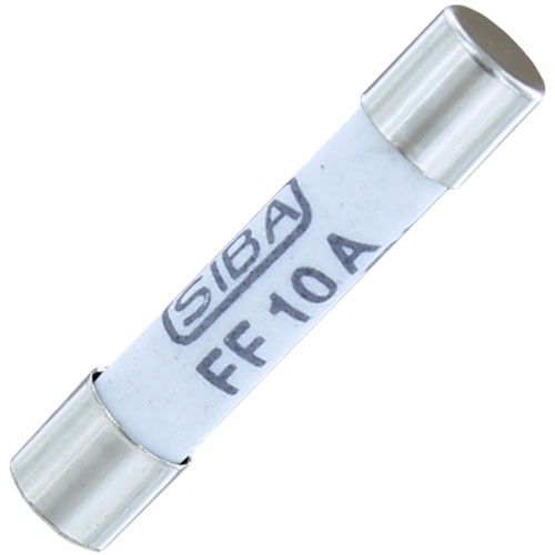 SIBA 10mm X 38mm Ceramic Fuse – 10A 1000V – Model 5019906 F10A – Made In Germany
