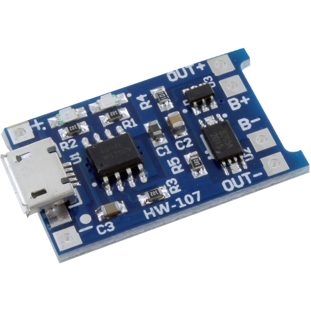 Single Lithium Battery Charge Controller 5V 1A - Image one
