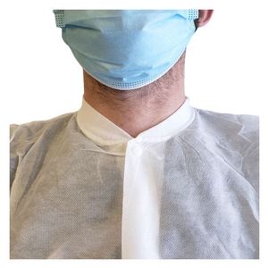 SMS Lab Coat with 3 Pockets - White - EXTRA LARGE Photo 2