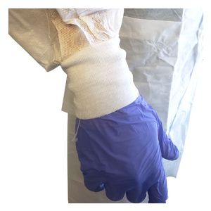 SMS Lab Coat with 3 Pockets - White - EXTRA LARGE Photo 3