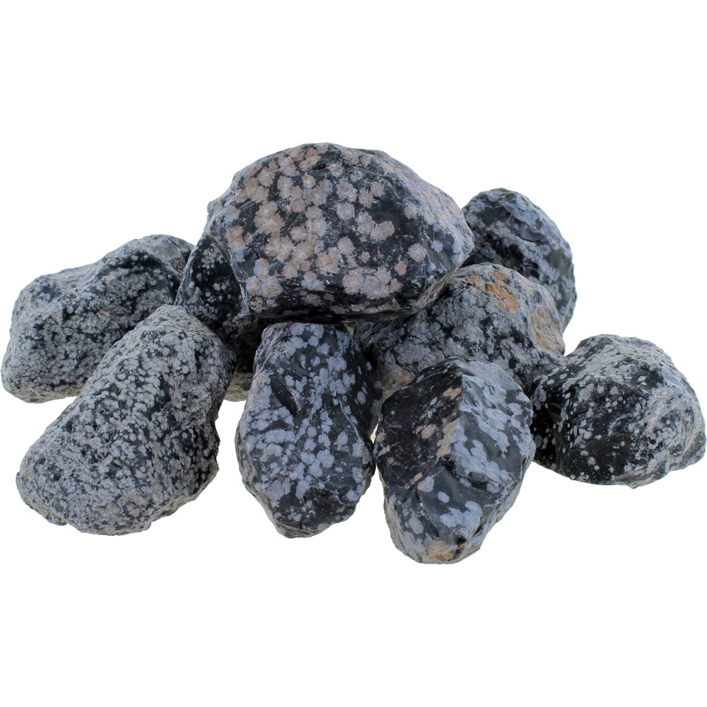 Snowflake Obsidian Chunks - Pack of 10 - Image one