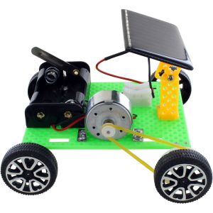 Solar + Battery Car DIY STEM Kit Photo 1