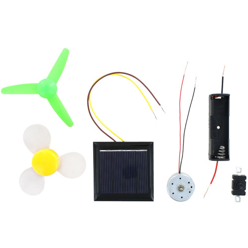 Solar & Battery Fan DIY STEM Kit - Image one