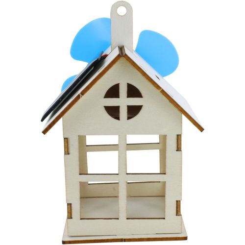 ECO-Wood Solar-Powered Model House DIY STEM Kit photo 3