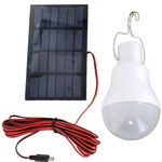 Camping Solar LED Light Bulb - 0.8W 5V 150 Lumens.