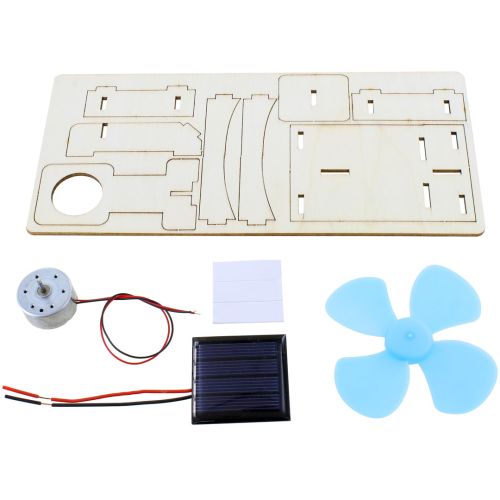 ECO-Wood Solar-Powered Fan DIY STEM Kit photo 2