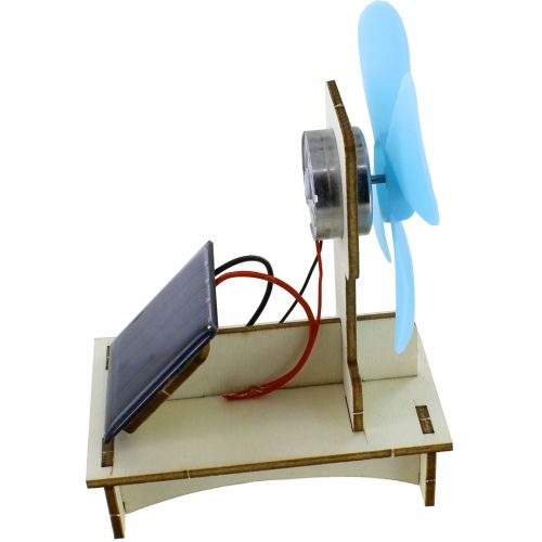 ECO-Wood Solar-Powered Fan DIY STEM Kit photo 3