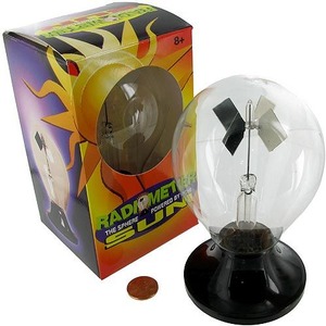 Photo of the Crookes Solar Radiometer