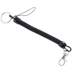 Spring Cord Lanyard Keychain - Image One