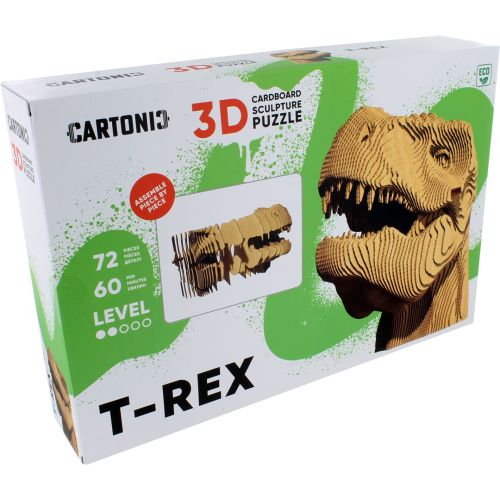 T-Rex Head Cartonic 3D Puzzle photo 2