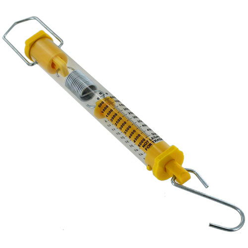 Tubular Spring Scale - Yellow 5000g - Image one
