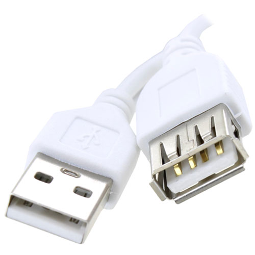 USB Female to USB Male Extension Cable - 5ft 1.5m - Image two