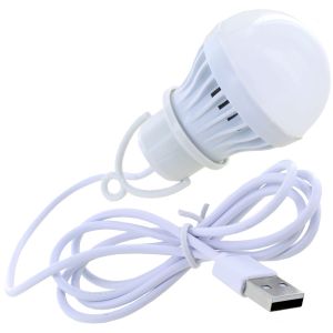 USB-Powered Light Bulb with Cable - Image One