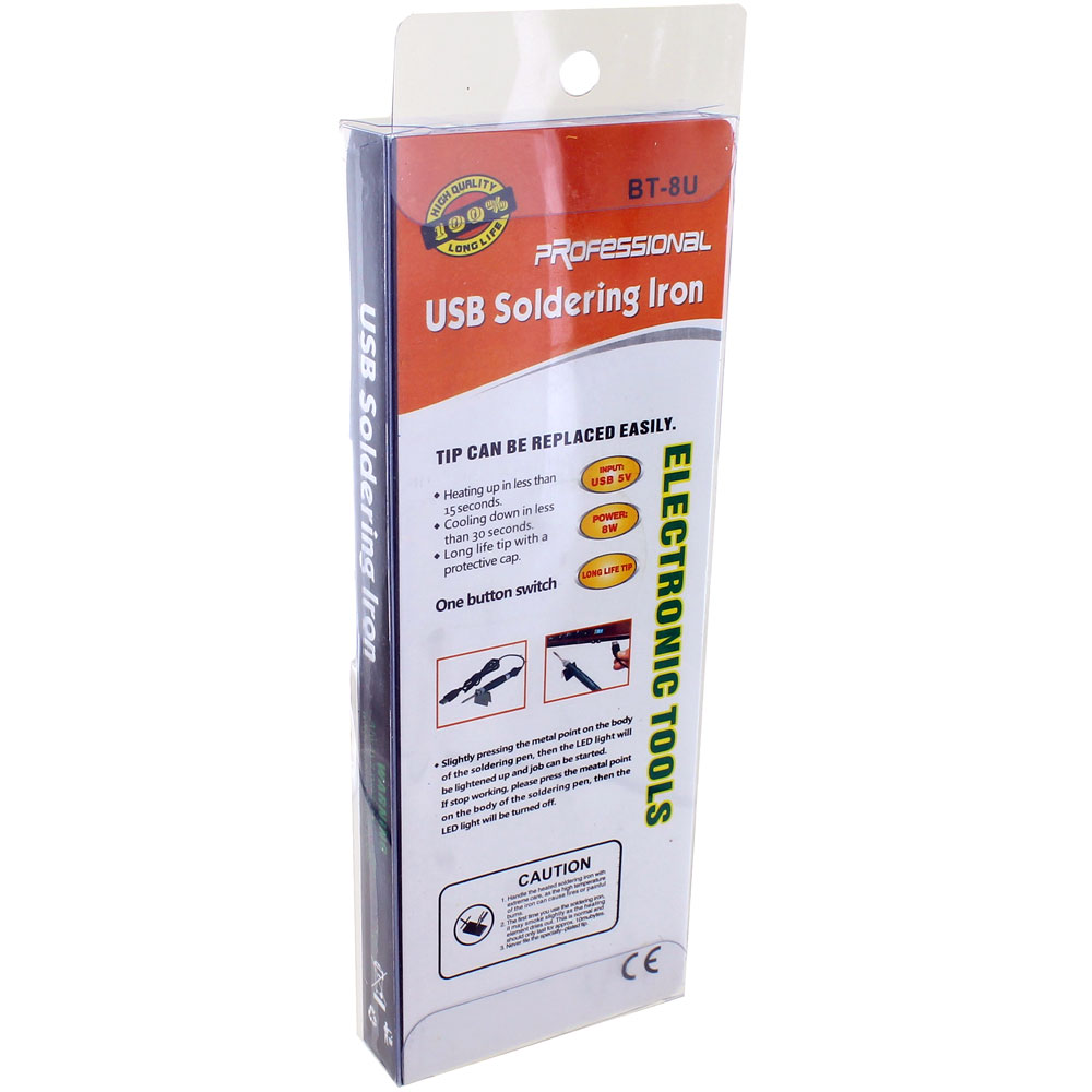 Portable USB-Powered Soldering Iron - 5V 8W - Image three