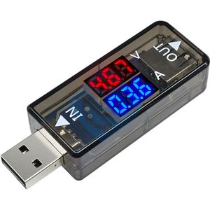 In-Line USB Voltage and Current Meter 3.3-18V 0-3A Photo 1