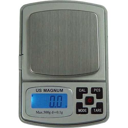 Magnum 500 by US Balance 500 x 0.1 Gram Digital Pocket Scale