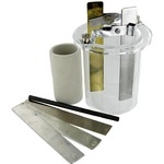 Voltaic Cell with Porous Cup and Electrodes Set.