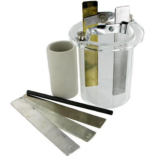 Voltaic Cell with Porous Cup and Electrodes Set - Image one