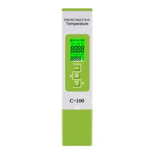 5-in-1 Digital Water Tester - TDS, EC, Salinity, SG, Temp Photo 1
