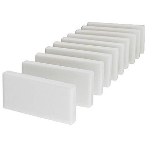 White Streak Plates - set of 10 Photo 1