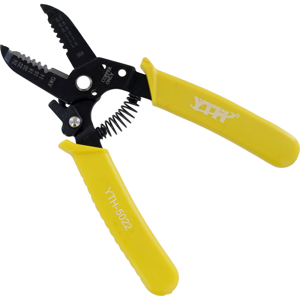 Precise Wire Insulation Remover and Cutter Pliers -24AWG to 14AWG - Image one