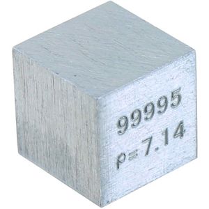 Zinc Metal Cube - 10mm 99.95 Pure  Photo 2